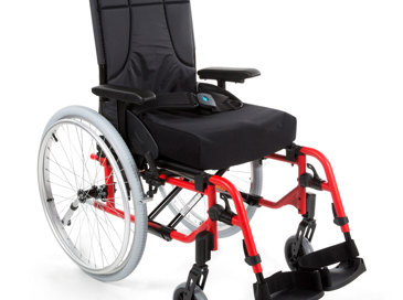 Chaise roulante manuelle en aluminium
